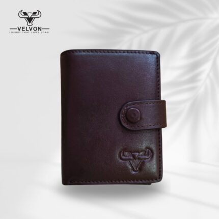Velvon Card Wallet Brown color