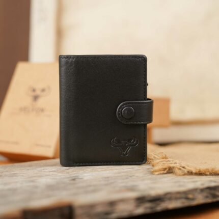 Mini Card Wallet - Black